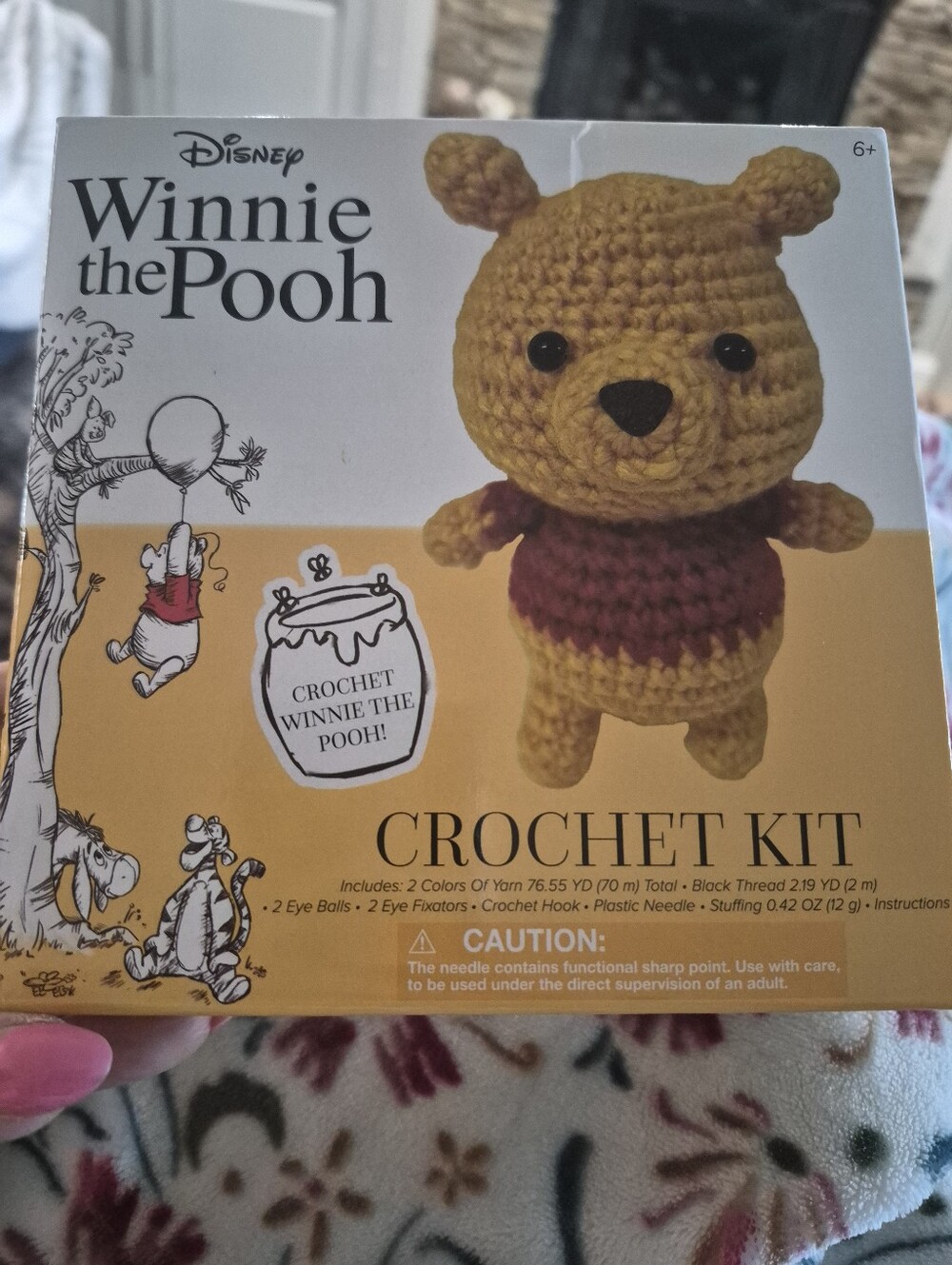 Disney Winnie the Pooh Crochet Kit - Yellow and Red